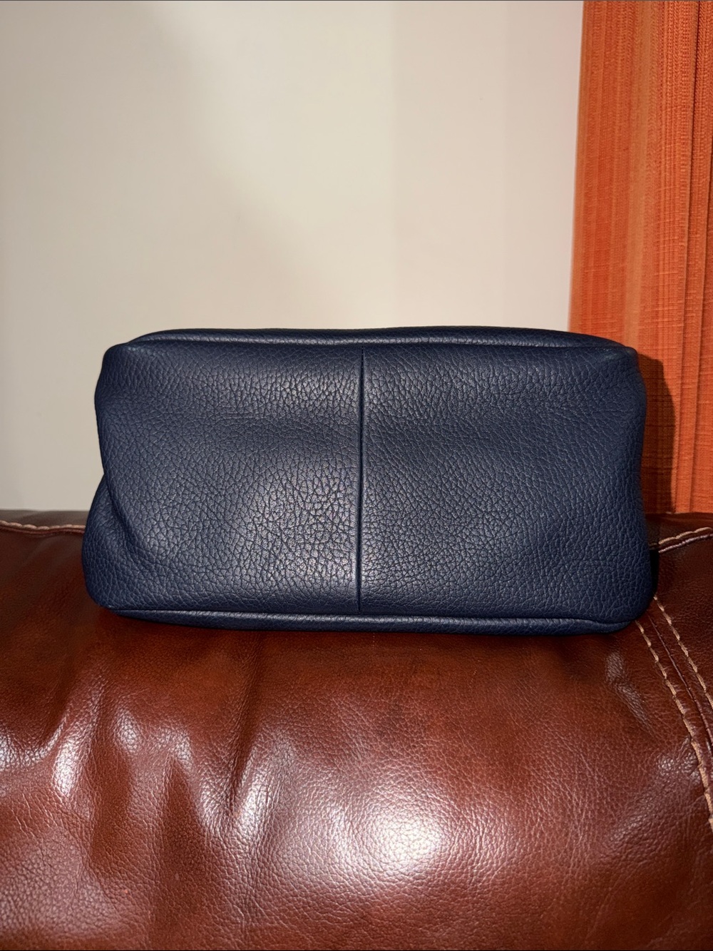 ‼️Authentic Mulberry Winsley Blue Leather Shoulder Bag Crossbody Bag - Picture 6 of 14